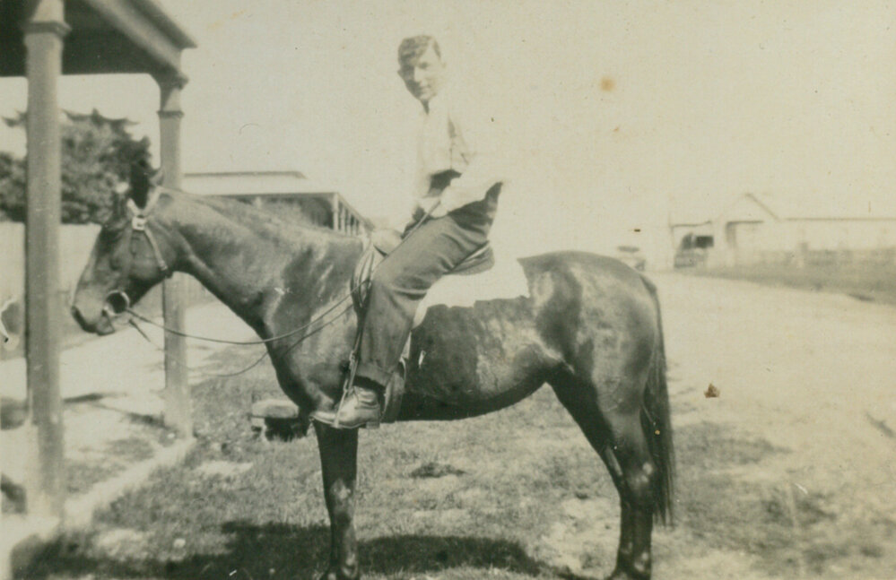 Ross 'Togo' Jordan and Horse 'Gypsy'
