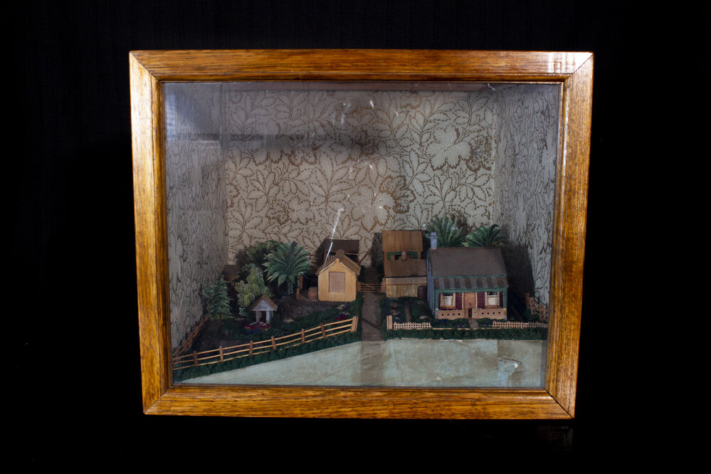 Diorama of the Stewart Farm 
