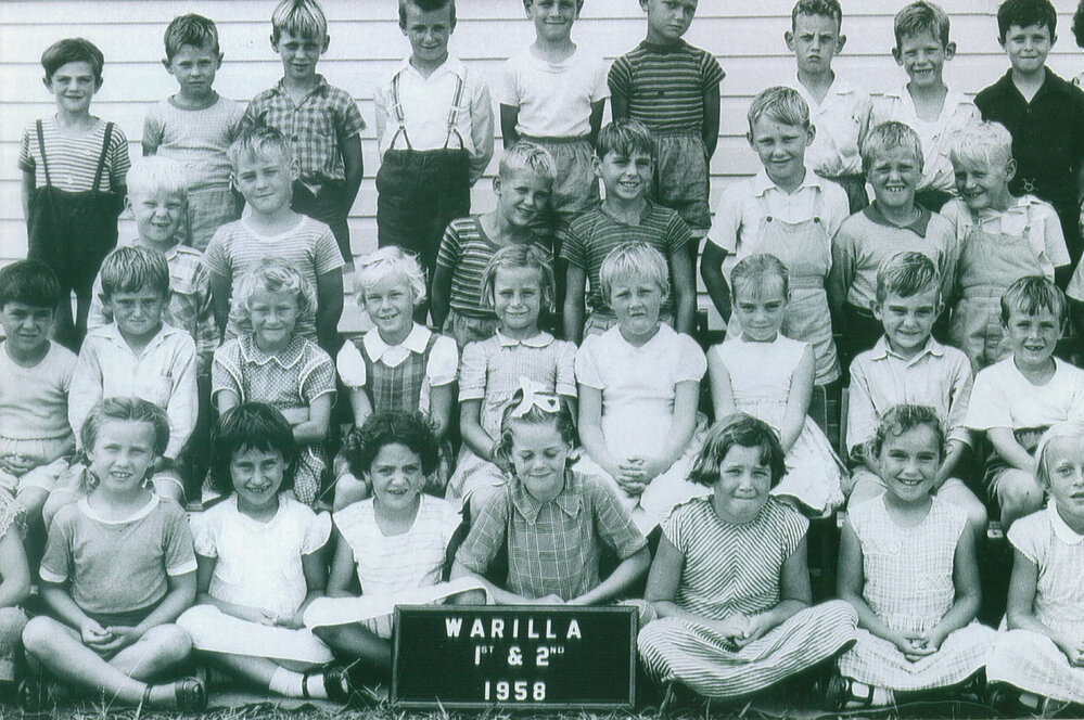 Warilla Public School 1st and 2nd Class, 1958