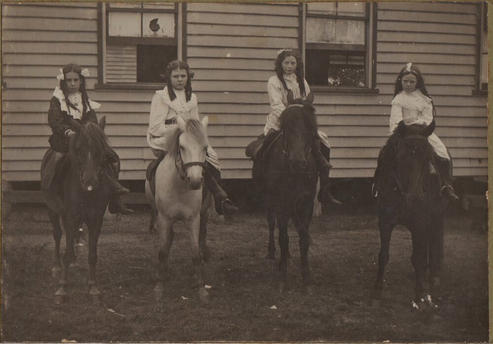 School Children on Horseback at Albion Park