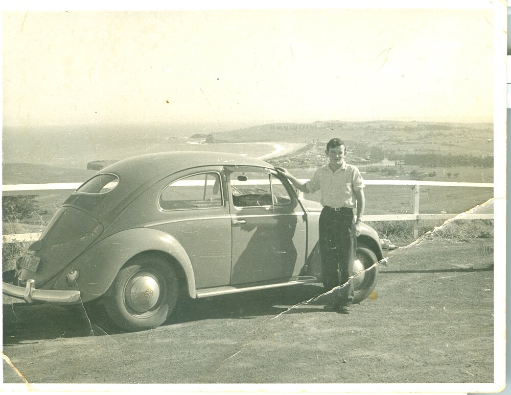 Henry Schwarz and his Volkswagon