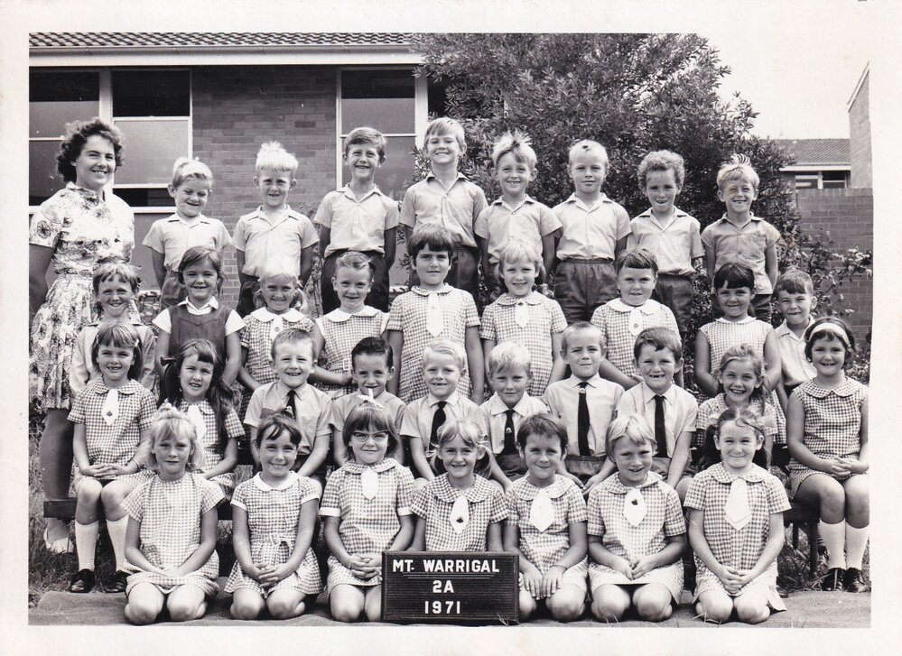 Mt Warrigal Public School 2A, 1971