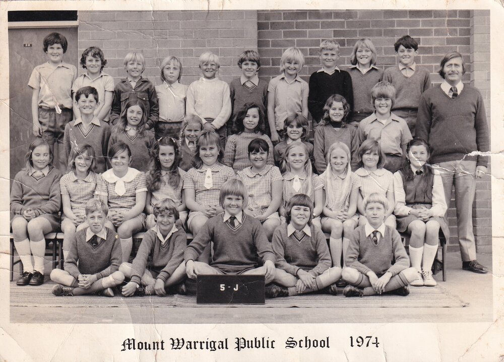 Mt Warrigal Public School 5J, 1974