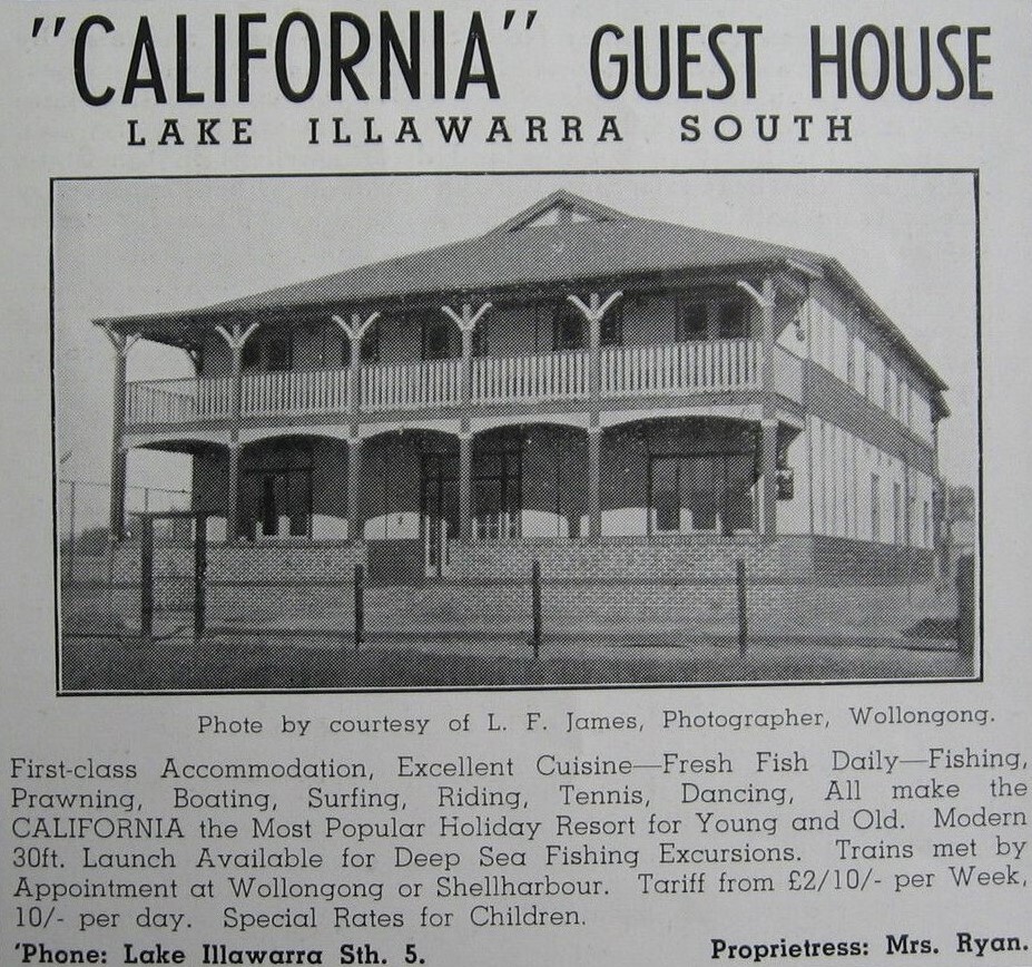 California Guest House Advertisement