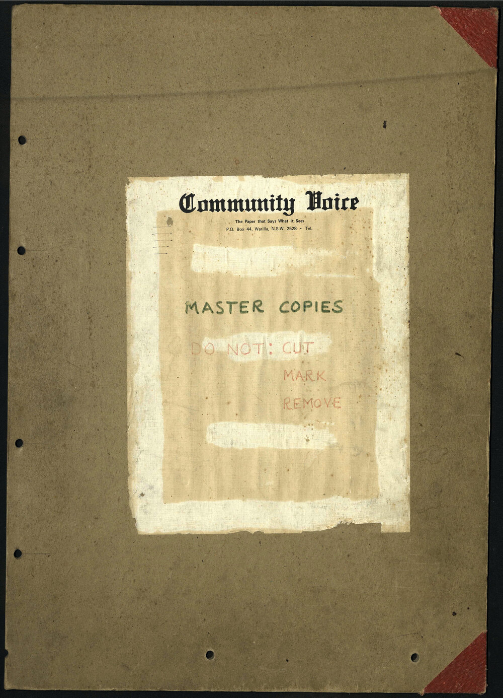 Community Voice Newspaper, Shellharbour and Kiama - Part 1