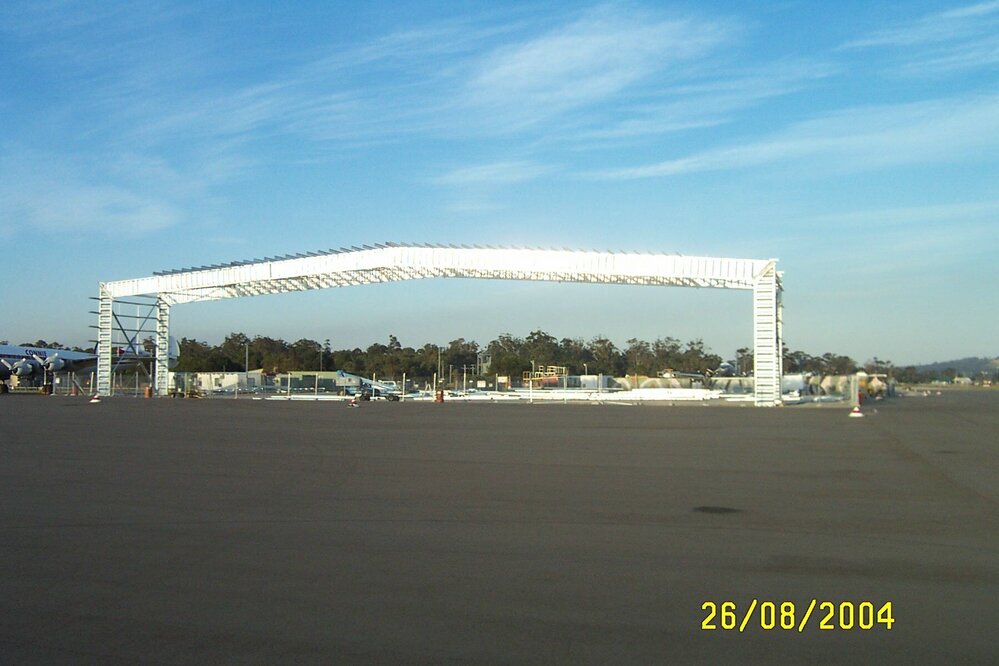Construction of First HARS Hangar