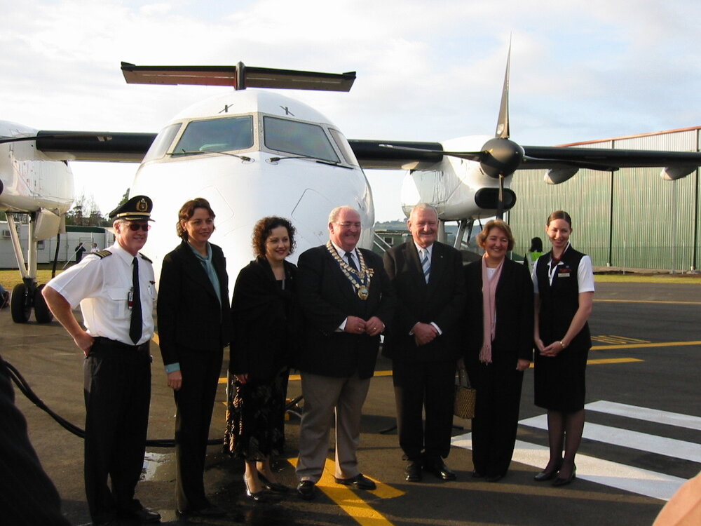 First Qantas Link Flight 
