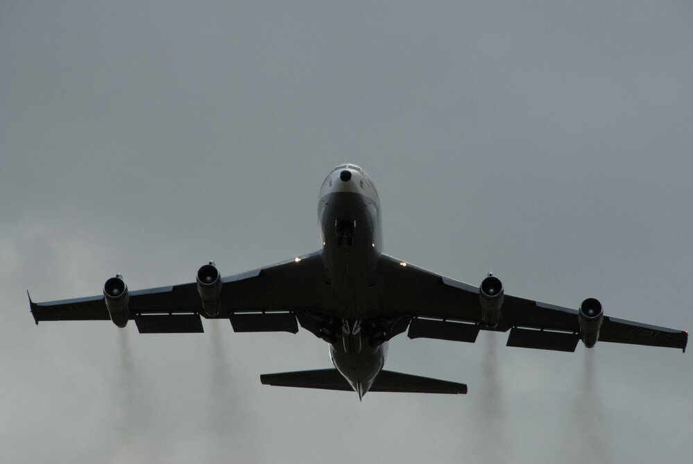 Qantas 707 Flypast