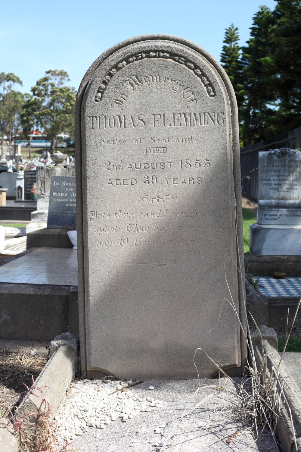 Thomas Flemming Headstone