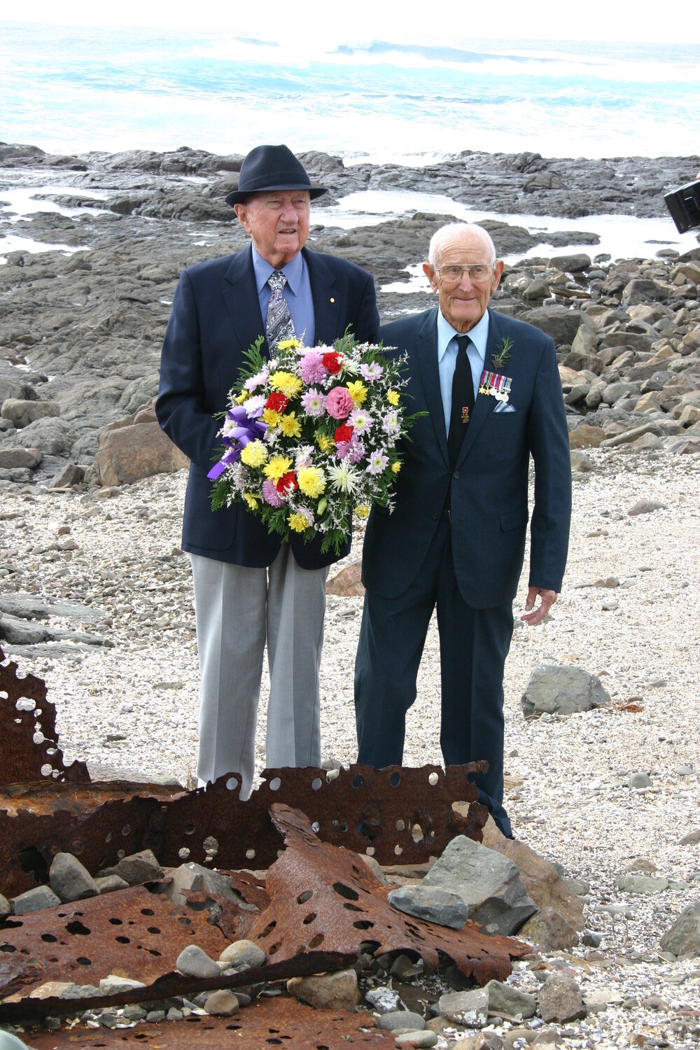 Remembrance Service at the 'Cities Service Boston' Memorial, Bass Point