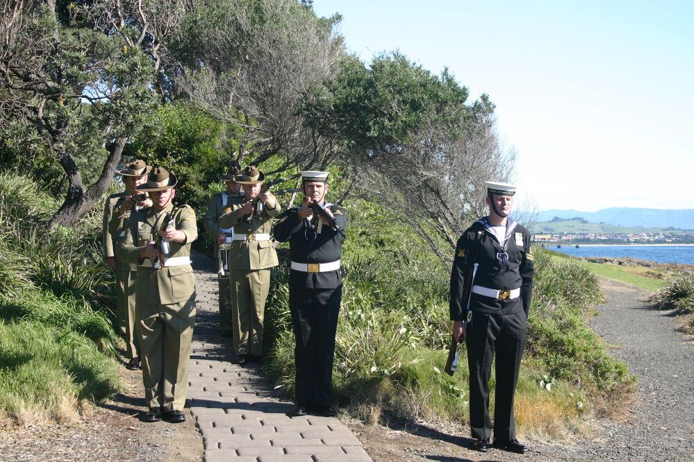 Remembrance Service at the 'Cities Service Boston' Memorial, Bass Point