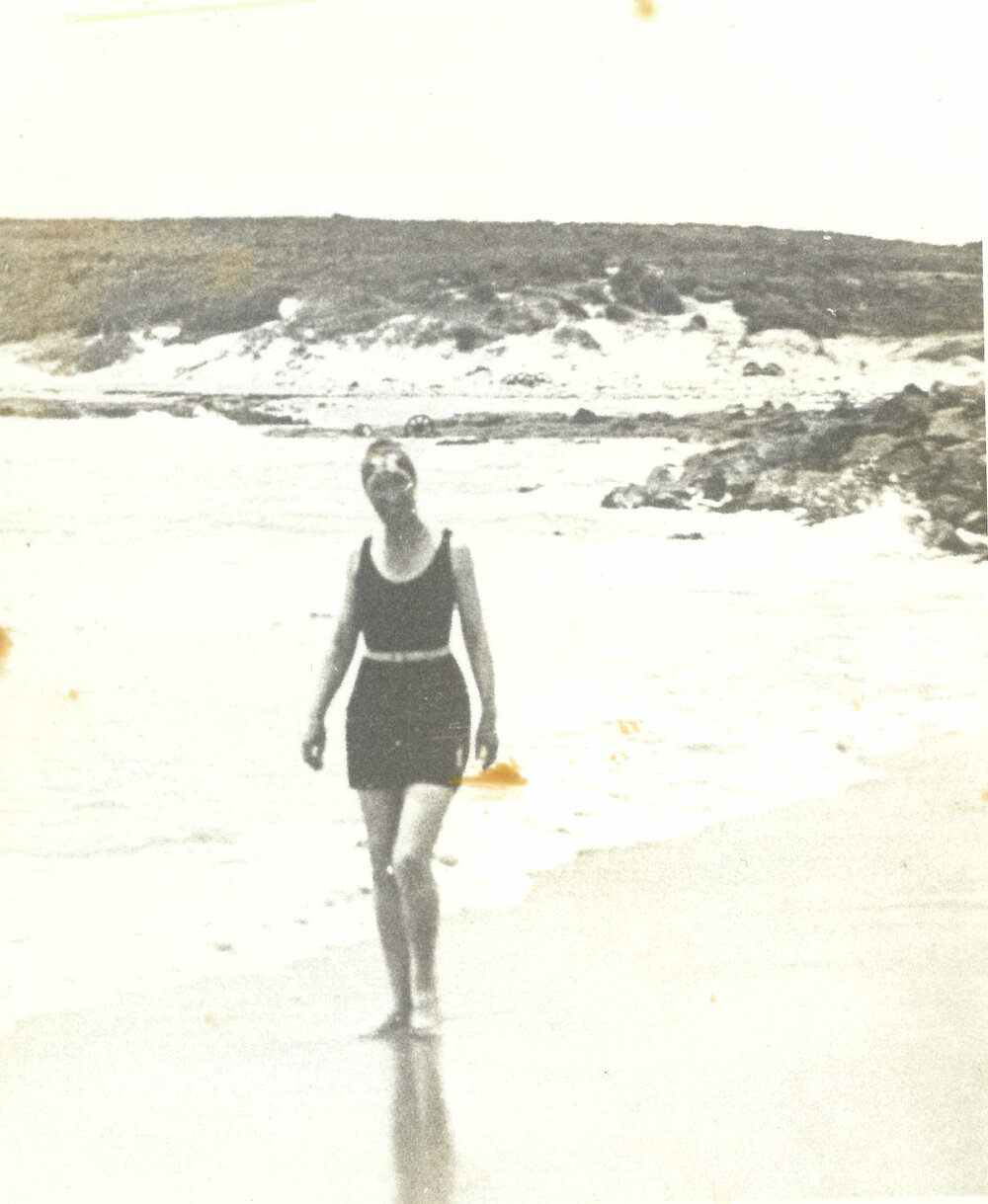 Bather at Lake Illawarra
