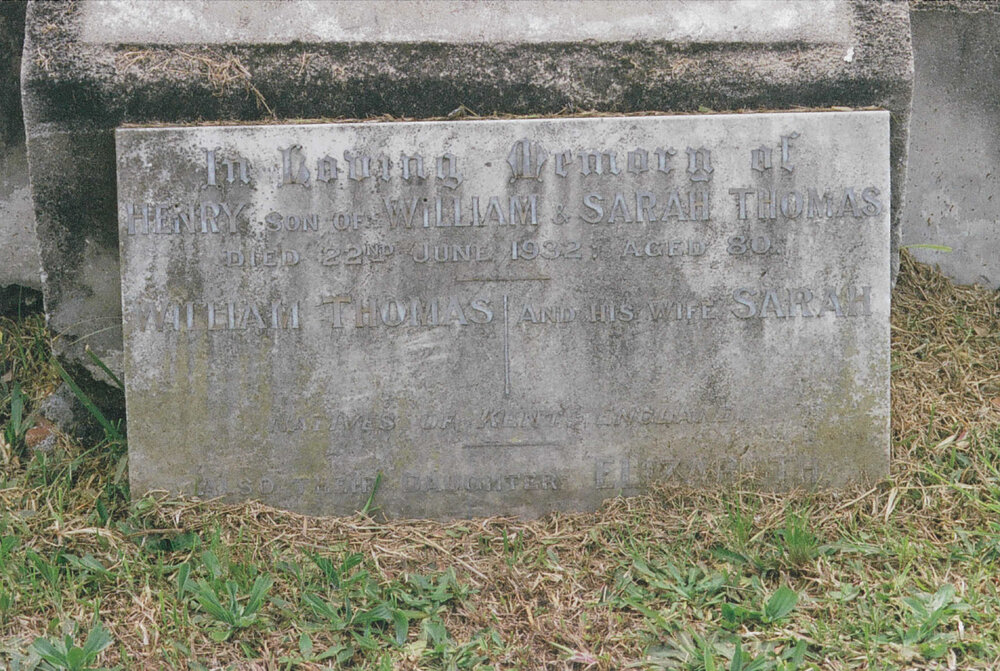 Thomas Family Grave