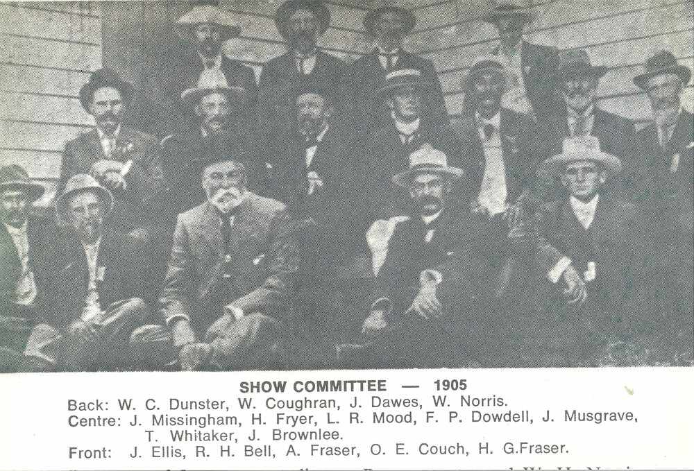Albion Park Show Committee 1905