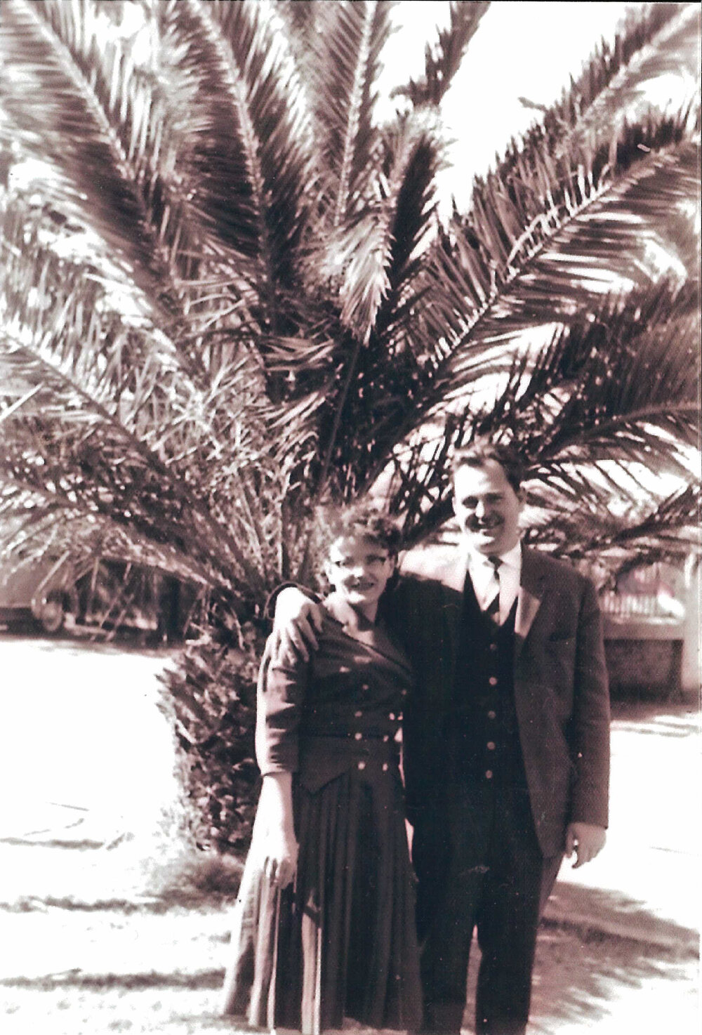 Moritz and Elisabeth Raemer on Arrival in Freemantle, WA