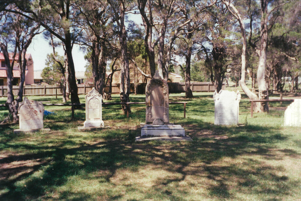 Catholic Headstones, Albion Park Pioneer Cemetery