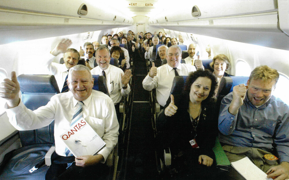 Inaugural Qantas Link Flight QF2743