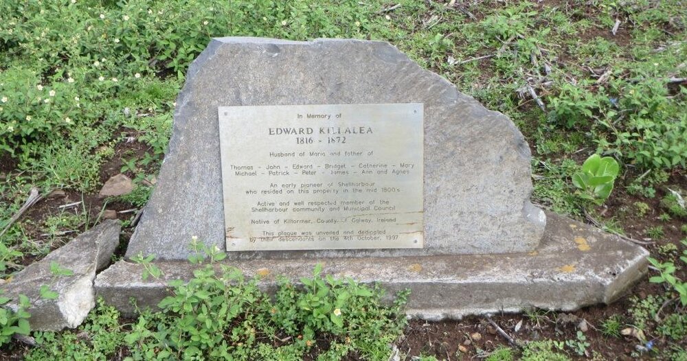 Plaque to the Memory of Edward Killalea