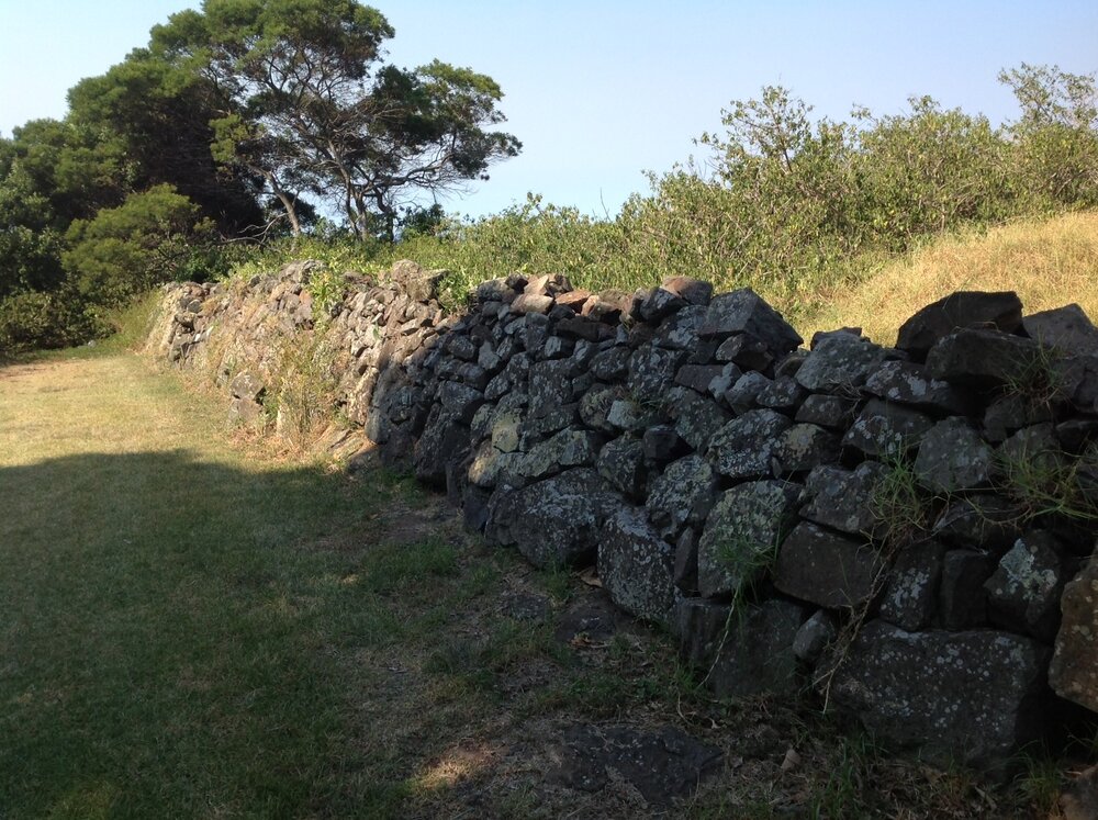 Killalea State Park Dry Stone Wall