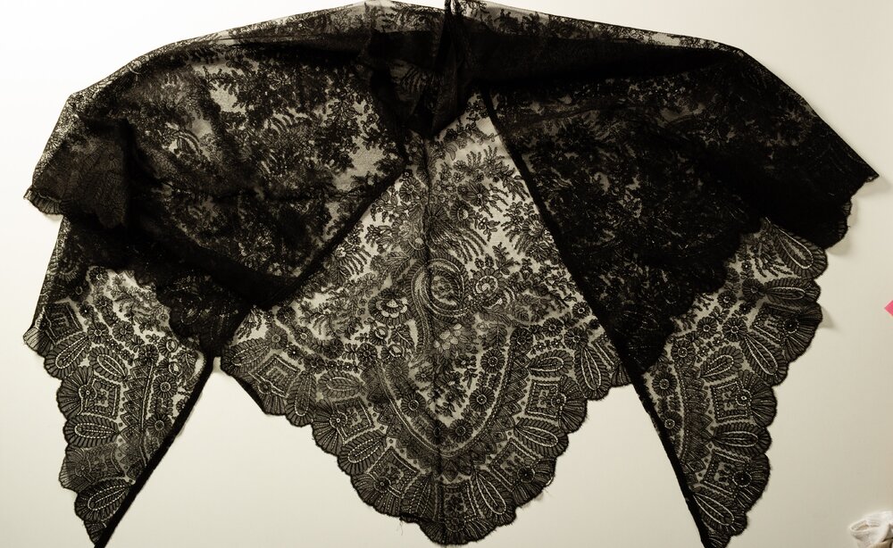 Small Black Shawl
