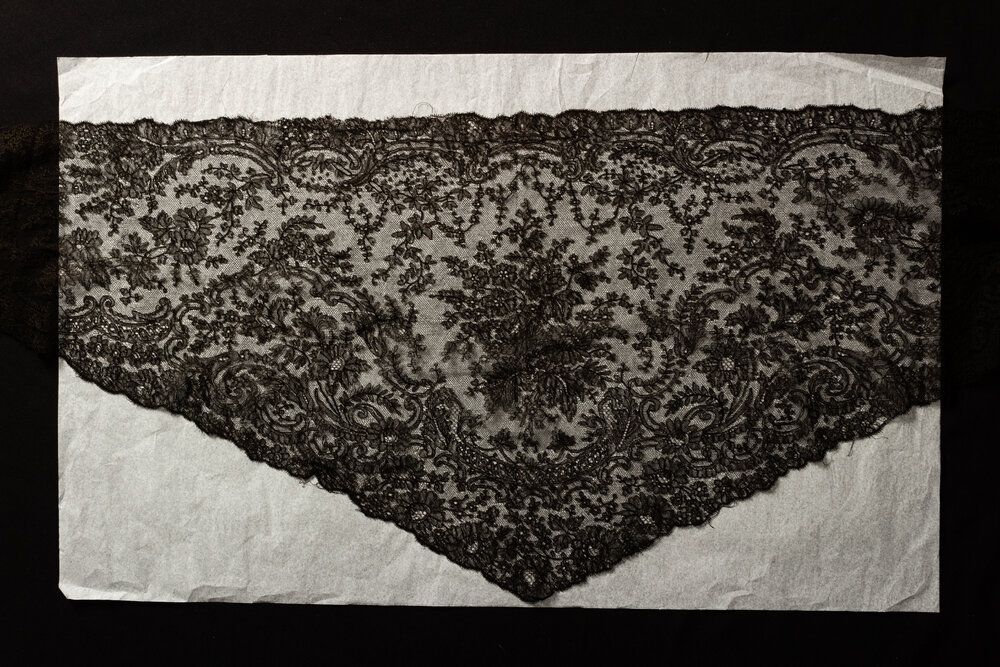Black Lace Shawl