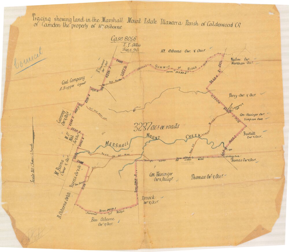 Marshall Mount Estate Illawarra, Parish of Calderwood Co of Camden, the Property of Henry Osborne