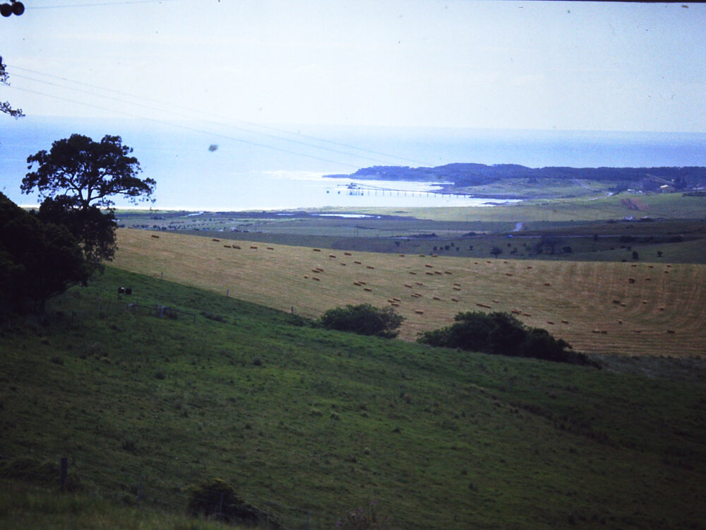 View from Dunster's Hill (The Hill) to Bass Point