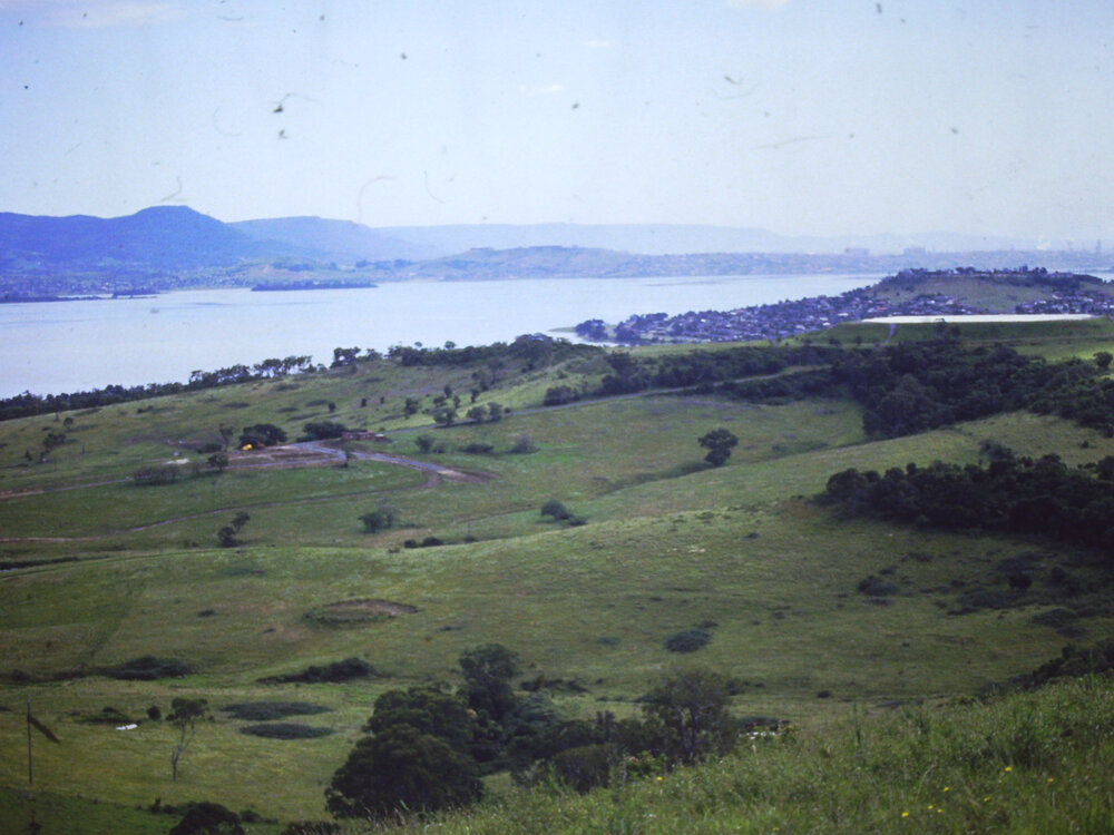 View from Dunster's Hill to Lake Illawarra and Mount Warrigal