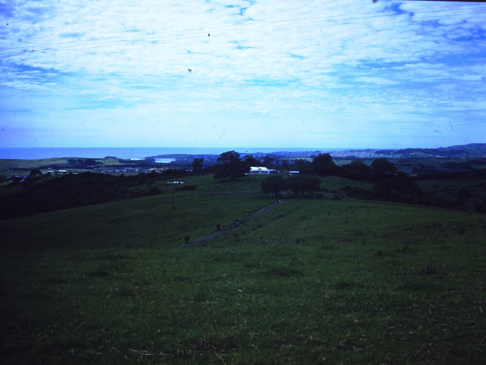 View from Dunster's Hill to 'Bellmont' Farmhouse