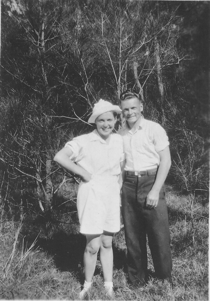 Joyce Smith and Arthur Parkinson on Gooseberry Island