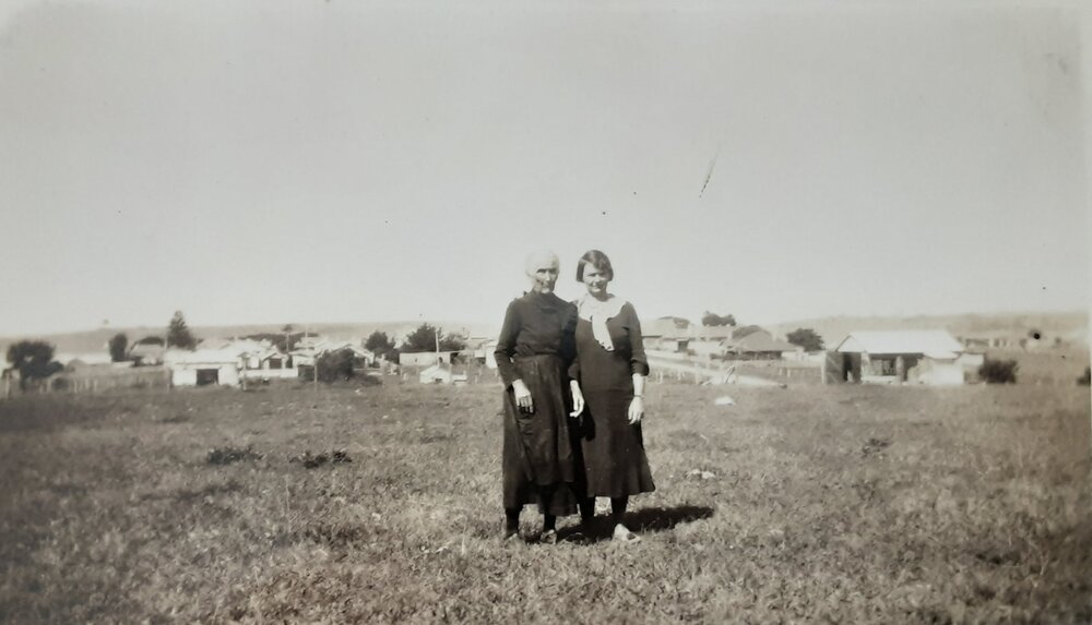 Margaret Elizabeth Wright and Mildred Hughes
