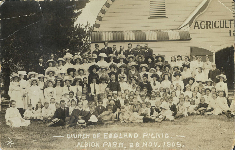 Post Card Church of England Picnic