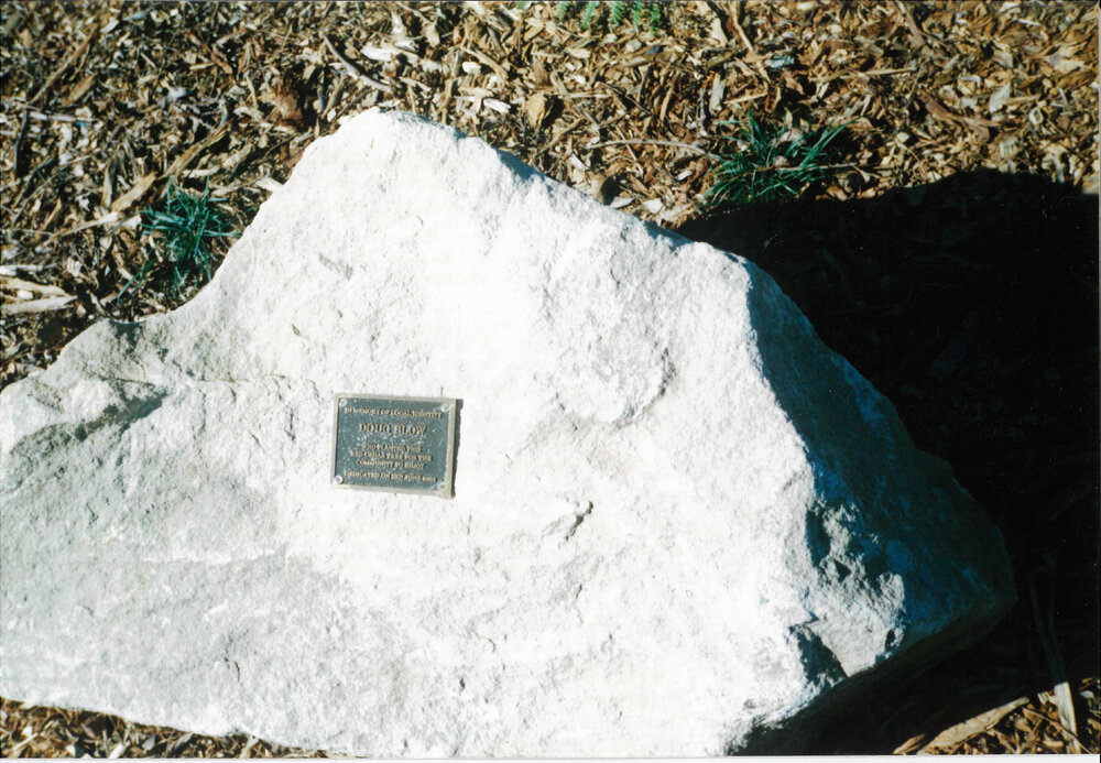 Plaque To Doug Blow