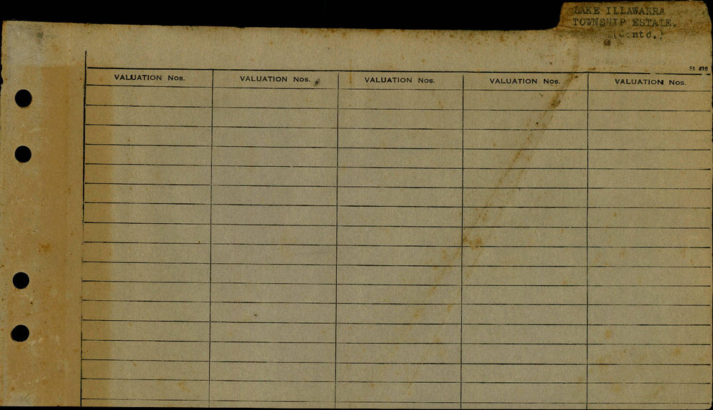 1939 - 1941 North Ward Valuation Book 4