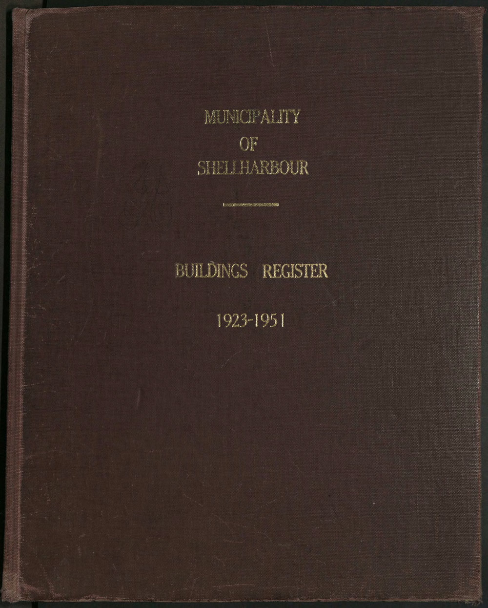 Shellharbour Building Register 1923-1951