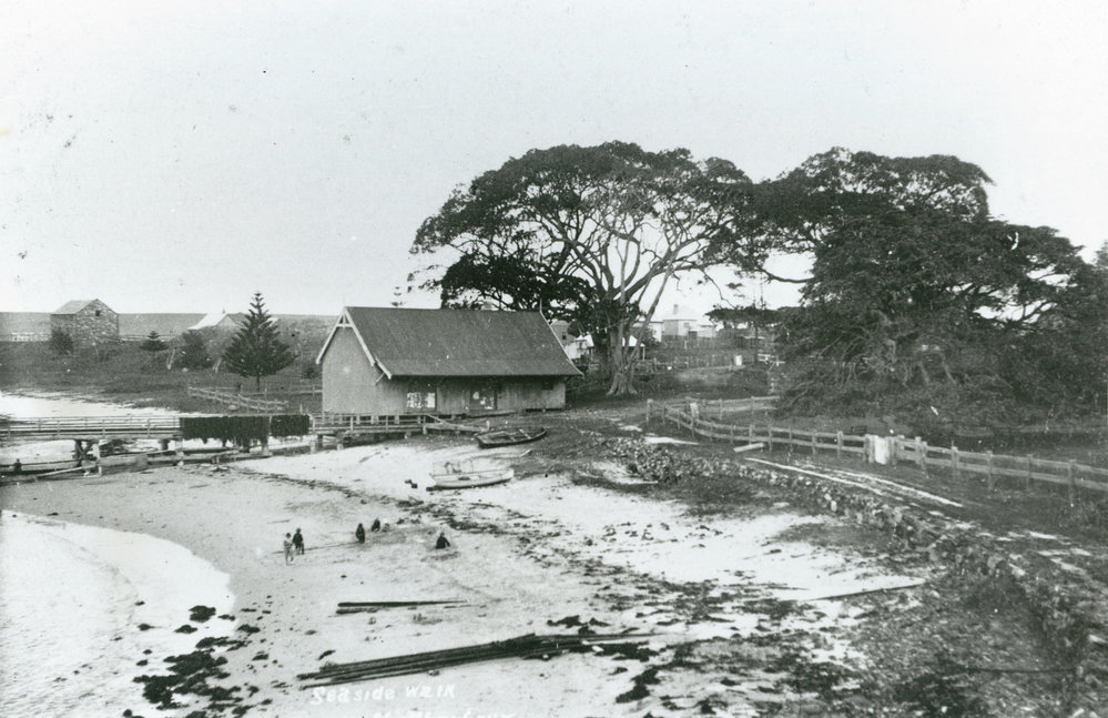 Shellharbour Boat Store and Foreshore at Shellharbour Harbour