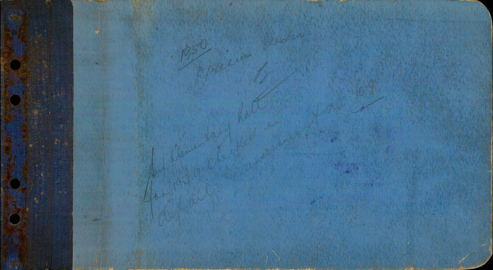 1948 - 1950 North Ward Valuation Book 1