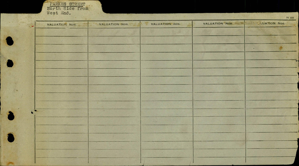 1948 - 1950 North Ward Valuation Book 3