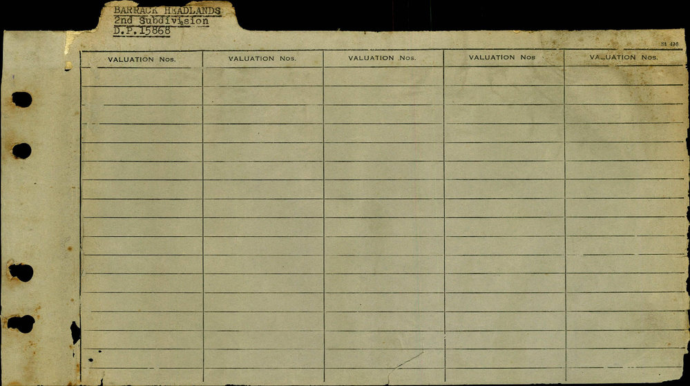 1948 - 1950 North Ward Valuation Book 5