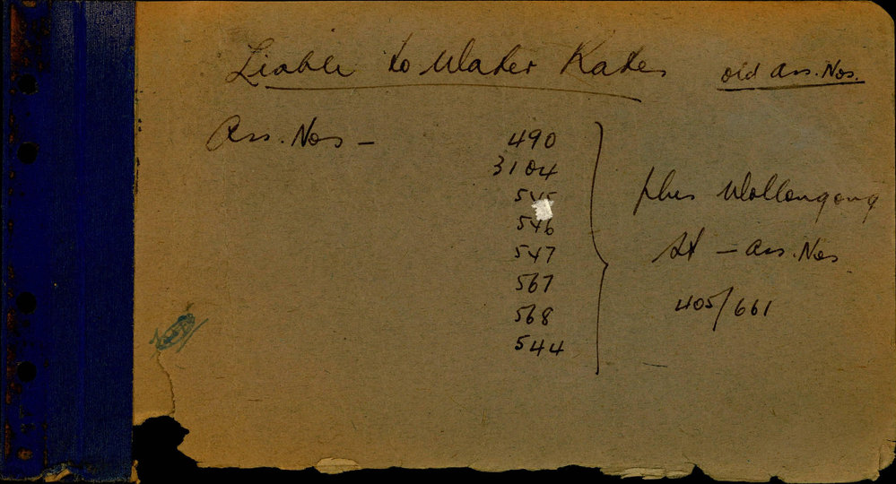 1951 - 1953 North Ward Valuation Book 4