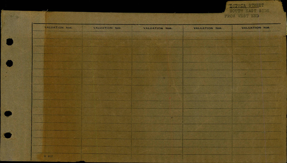 1951 - 1953 Central Ward Valuation Book 2