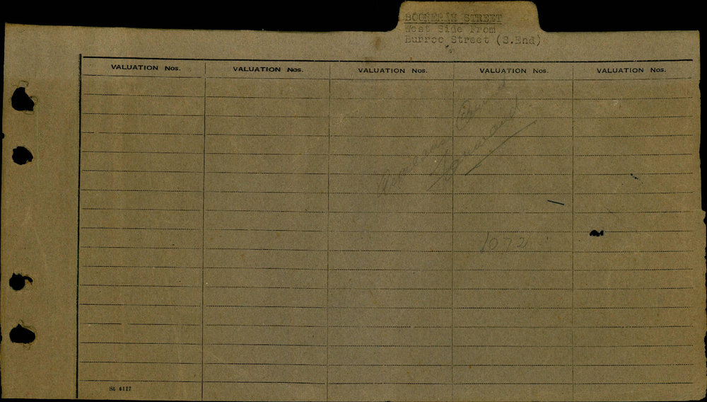 1951 - 1953 Mixed Wards Valuation Book