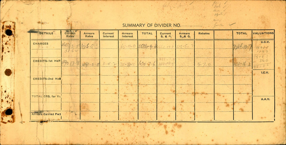1954 North Ward Rates Book 2