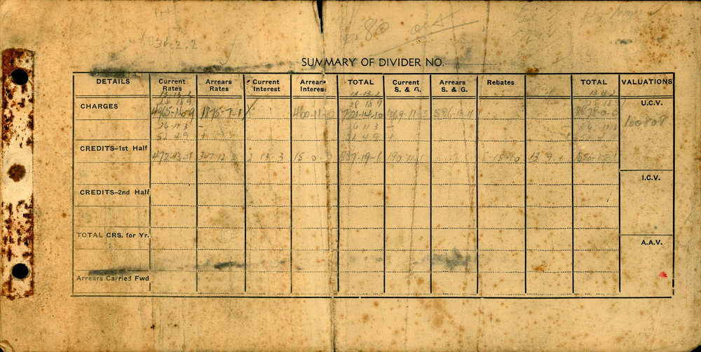 1954 North Ward Rates Book 3