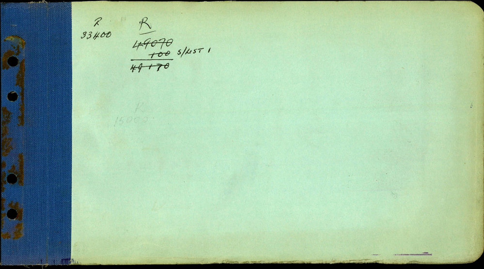 1961 - 1963 North Ward Valuation Book 1