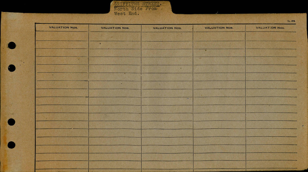 1961 - 1963 Central Ward Valuation Book 3