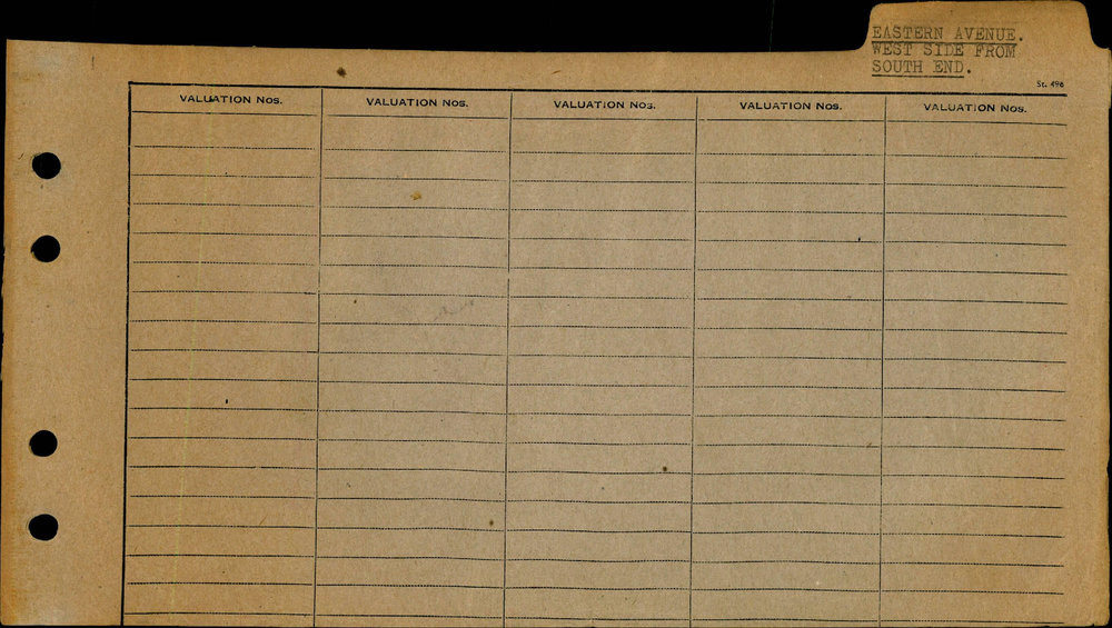 1961 - 1963 East Ward Valuation Book 2