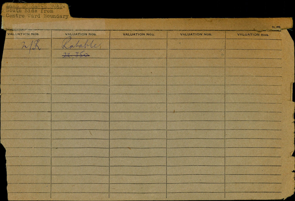 1964 - 1968 East Ward Valuation Book 3