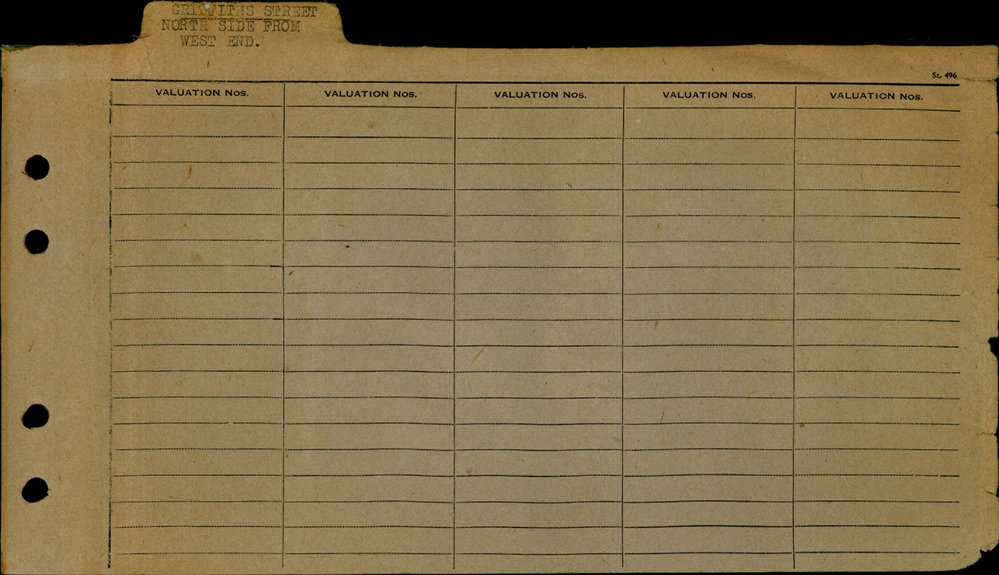 1964 - 1968 Central Ward Valuation Book 3