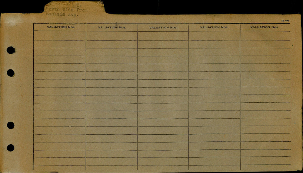 1964 - 1968 West Ward Valuation Book 3